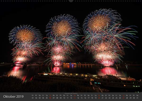 Feuerwerk Fotokalender 2019 - Oktober
