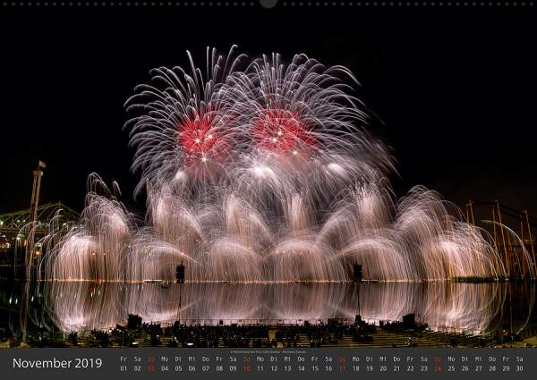 Feuerwerk Fotokalender 2019 - November