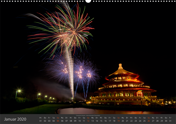 Feuerwerk Fotokalender 2020 - Januar