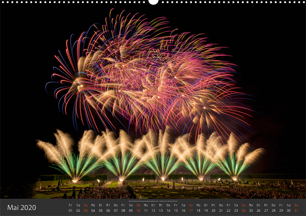 Feuerwerk Fotokalender 2020 - Mai
