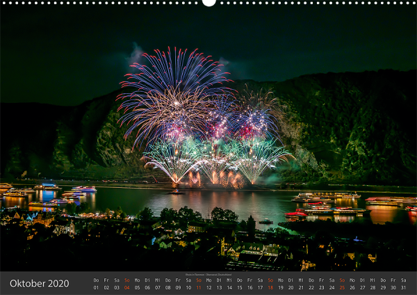 Feuerwerk Fotokalender 2020 - Oktober
