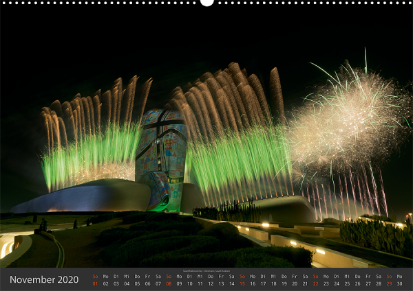 Feuerwerk Fotokalender 2020 - November